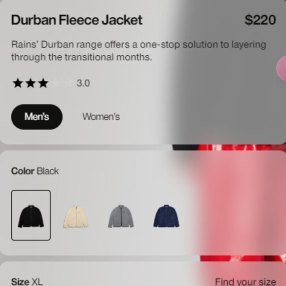 Rains - fleece jacket (unisex) - Brand new - Picture 2 of 9